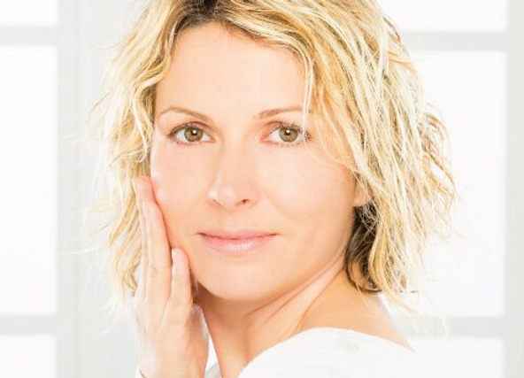 Marya Beauvais looking at the camera